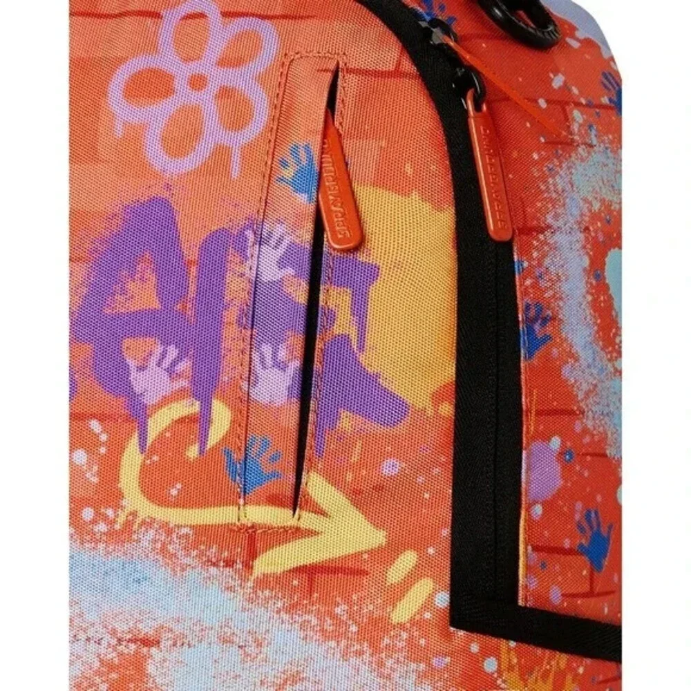 Sprayground Rugrats Paint Situation Dlxr Bag Unisex Graphic Print Backpack SPR11